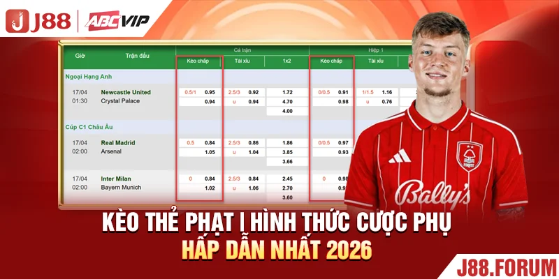Kèo Thẻ Phạt | Hình Thức Cược Phụ Hấp Dẫn Nhất 2026