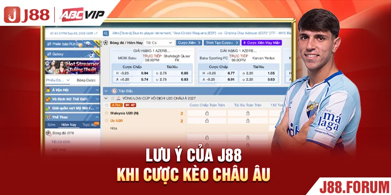 Kèo Châu Âu - 05 Bí Quyết Bắt Kèo Hiệu Quả Từ Cao Thủ Lưu ý của J88 khi cược kèo châu Âu